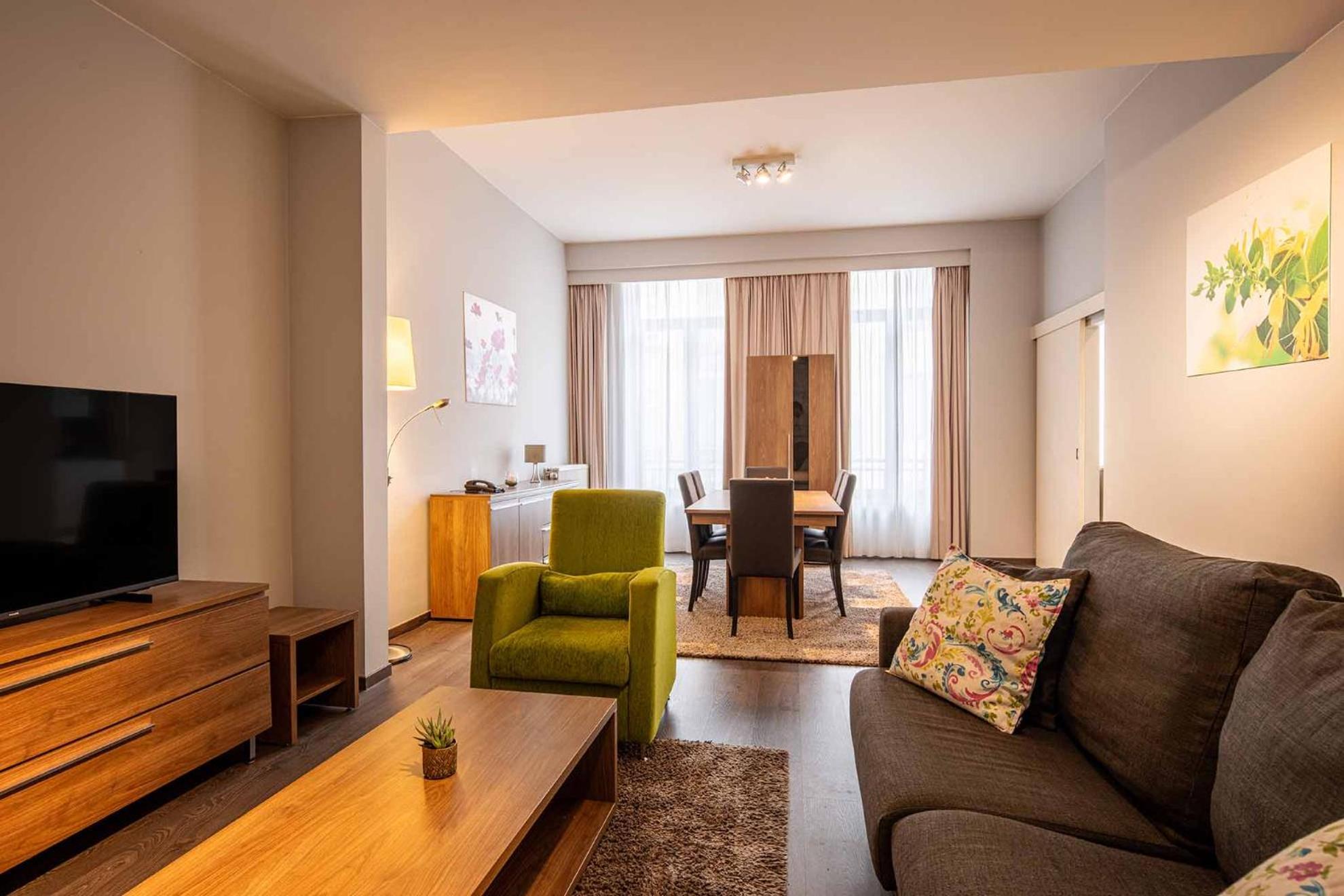Thon Residence Florence Aparthotel Брюксел Екстериор снимка