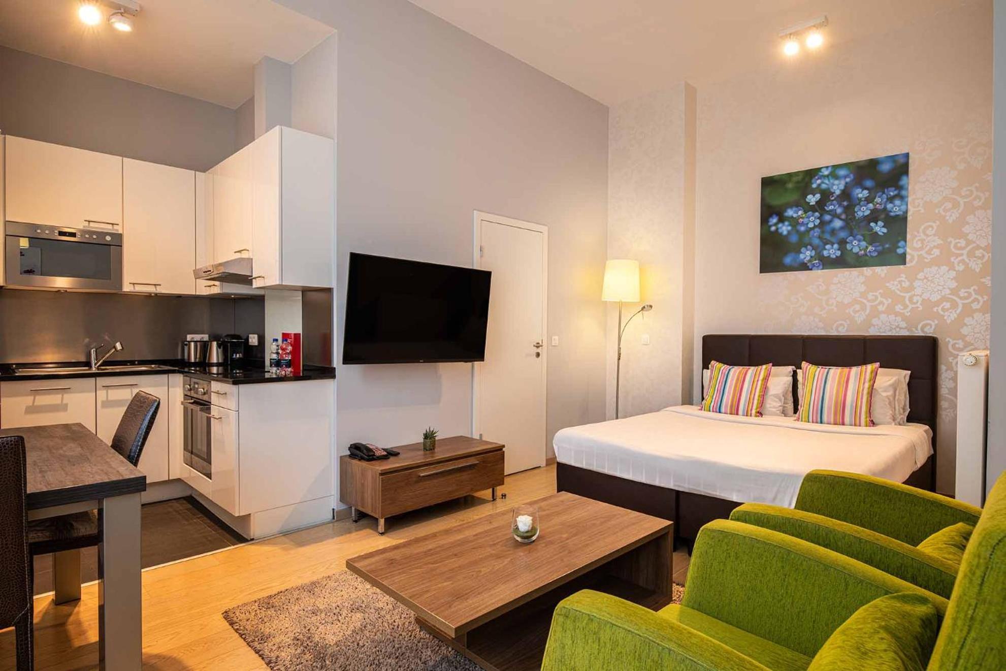 Thon Residence Florence Aparthotel Брюксел Екстериор снимка